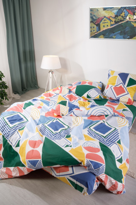 КПБ Геометрия бязь сем