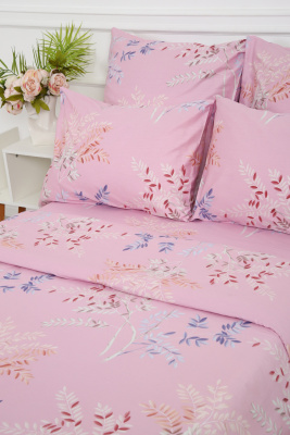 Пододеяльник сатин Нежность розовый